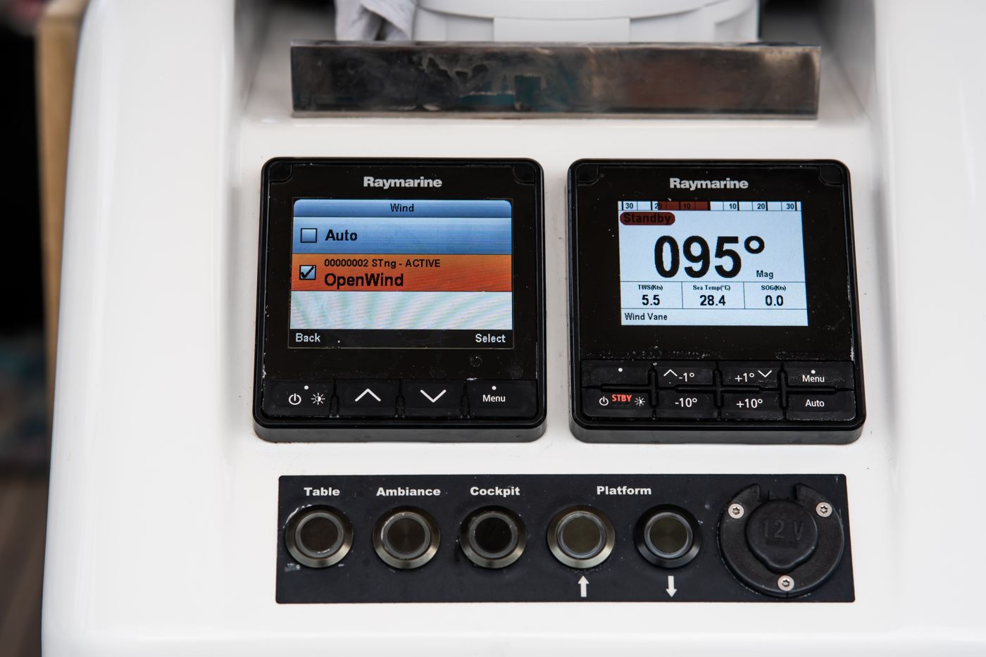 OpenWind wind data on Raymarine instruments