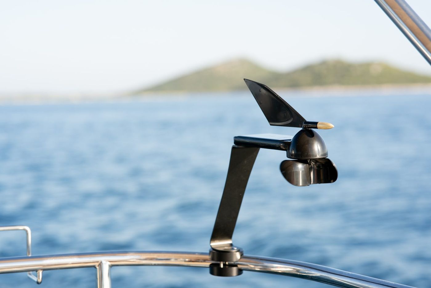OpenWind on the rail at sea