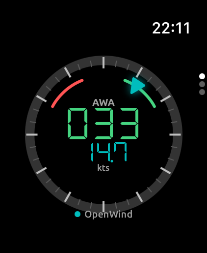 Watch wind dial